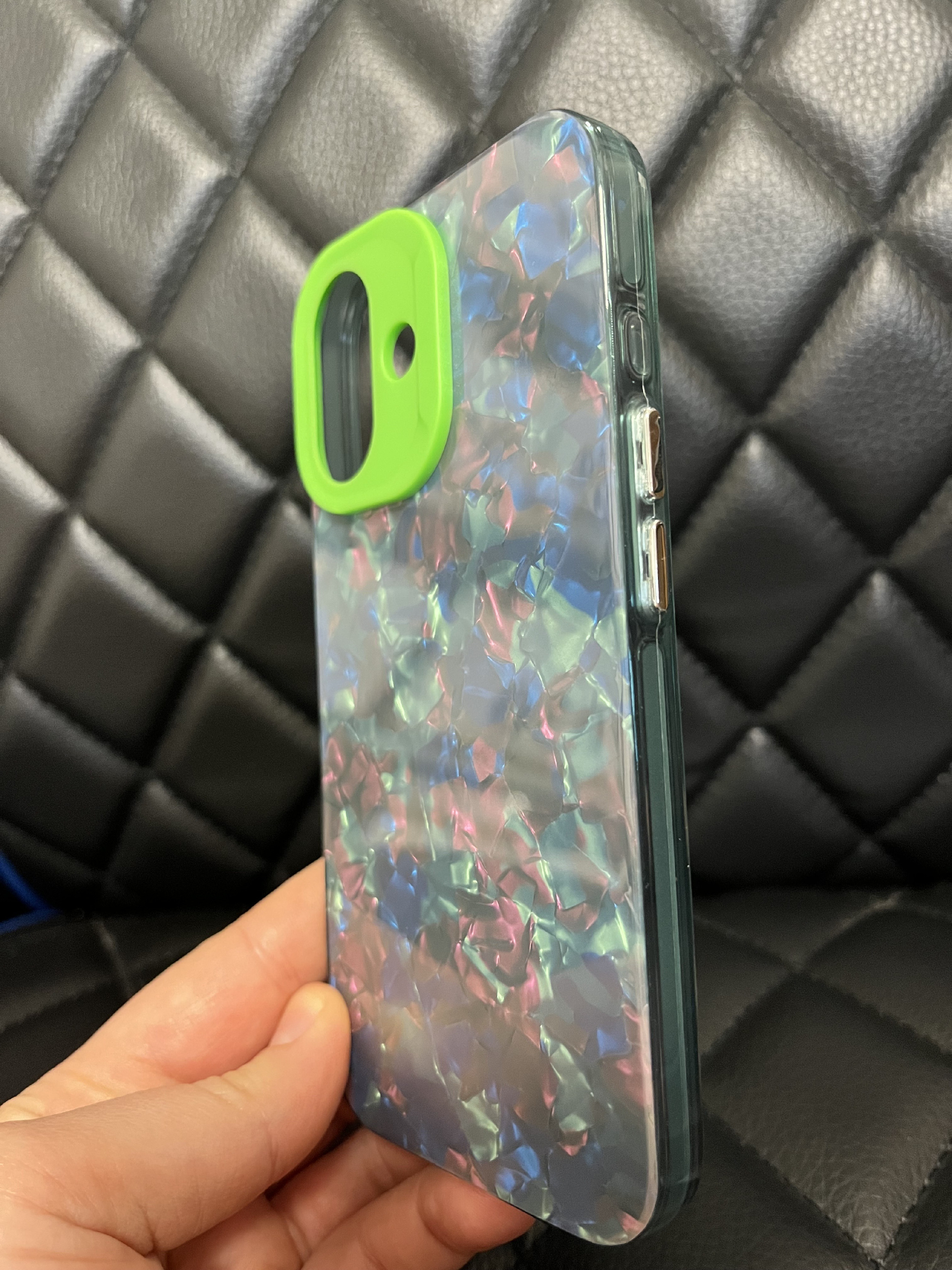 iPhone 16 zadný kryt Tutti Frutti zelený