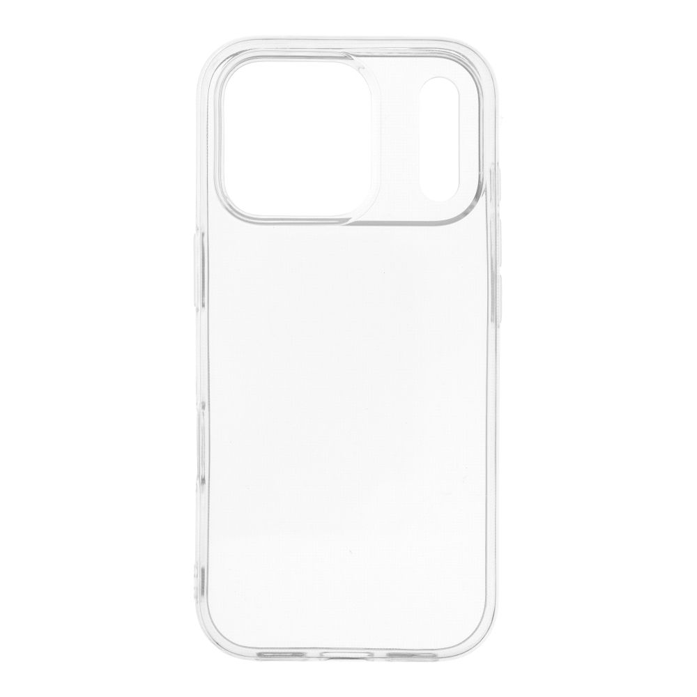 iPhone 17 Pro zadné silikónové púzdro priehľadné pevné 2mm