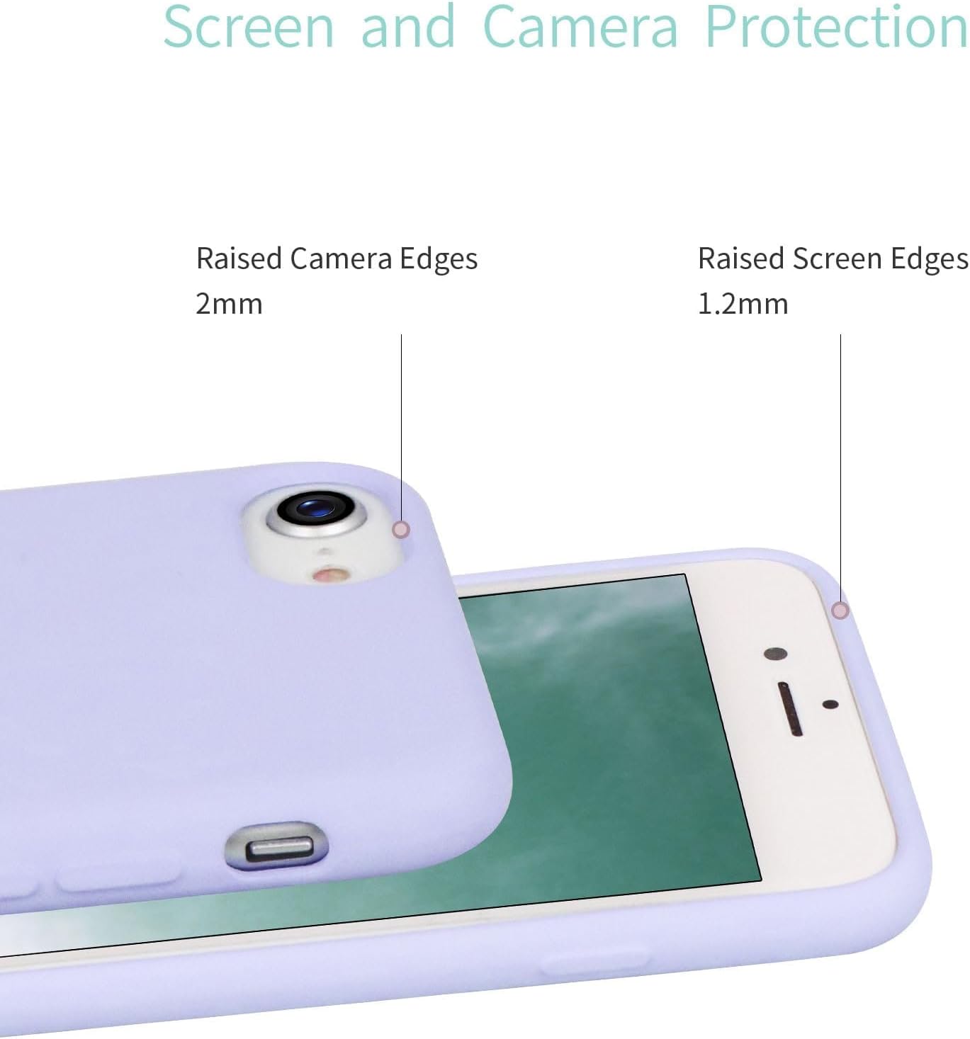 iPhone 7 / 8 / SE 2020 / SE 2022 zadné púzdro so šnúrkou fialové