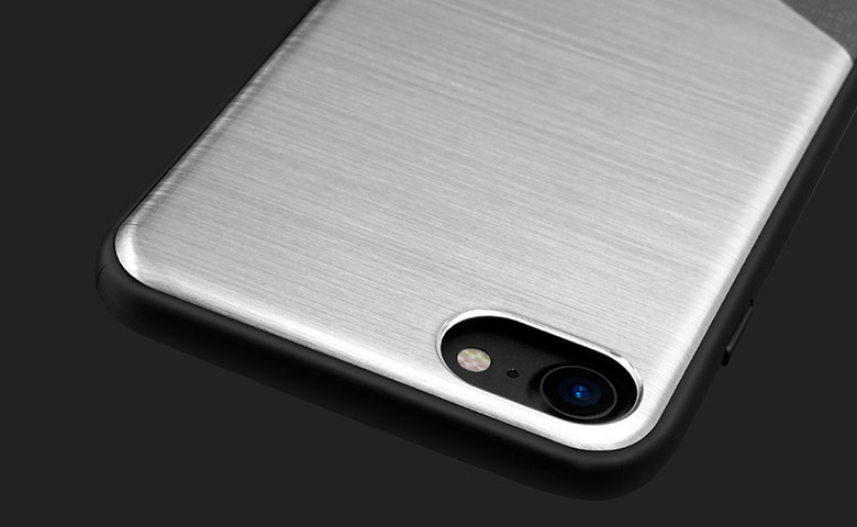 iPhone 7 Plus / 8 Plus púzdro Nillkin Lensen strieborné