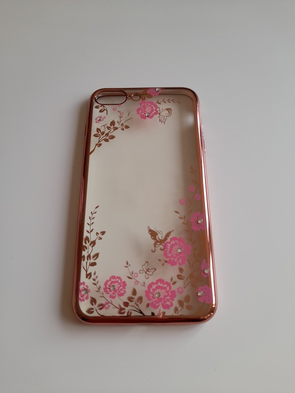 iPhone 7 Plus / 8 Plus zadné púzdro Diamond ružové