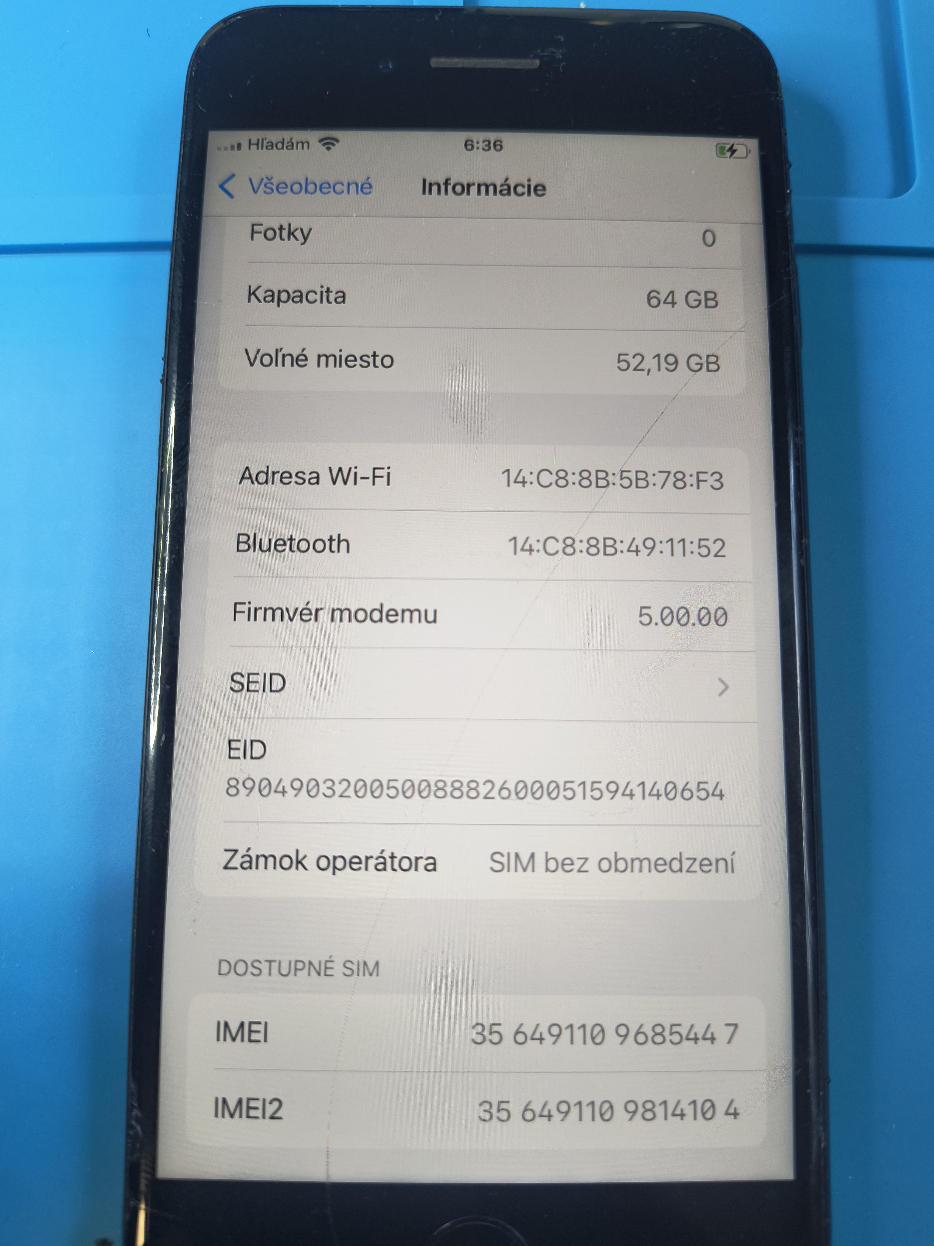 iPhone SE 2020 Základná doska a touch ID