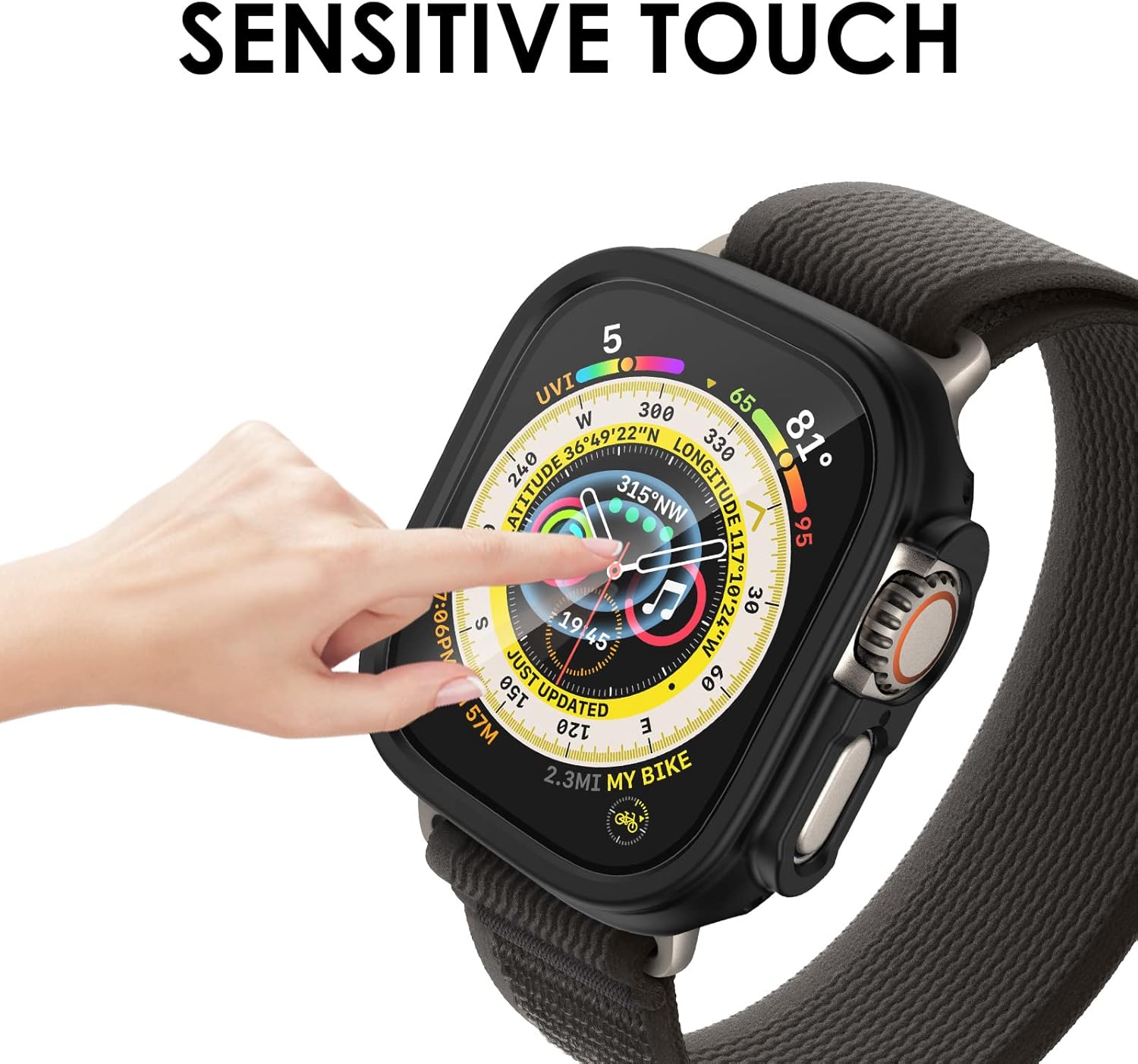 Apple Watch Ultra 49mm púzdro so sklom 2x2 v balení