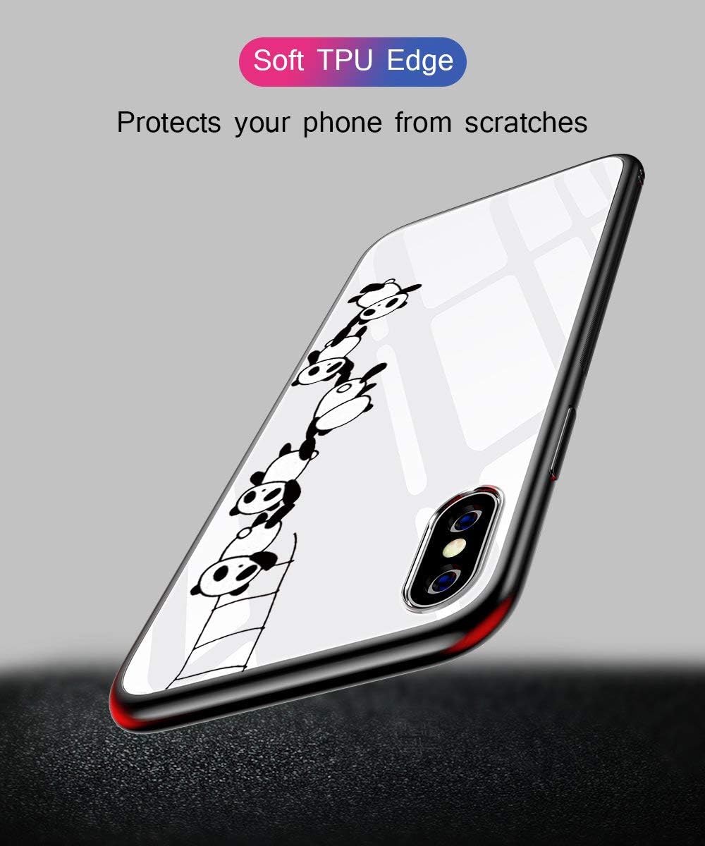 iPhone X / XS zadné púzdro pandy