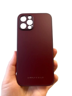 iPhone 12 Pro kryt Simply Roar bordový