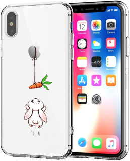 iPhone XR zadné púzdro s potlačou zajačik