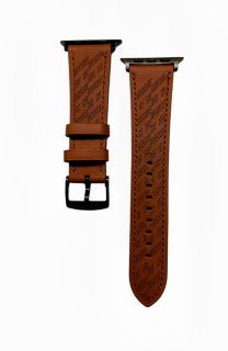 Kožený remienok pre Apple Watch 42 / 44 / 45 / 46 / 49 mm hnedý