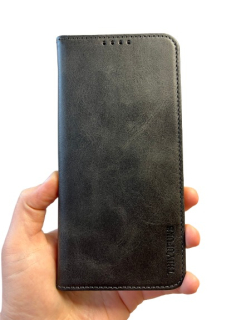 Realme 9i kožené púzdro čierne