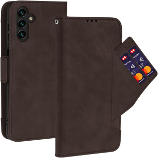 Samsung Galaxy A13 5G / A04S kožené púzdro book NEWZEROL hnedé