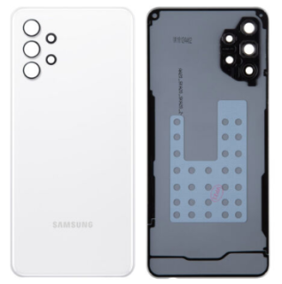 Samsung Galaxy A32 5G náhradný diel kryt batérie + sklo fotoaparátu biely OEM