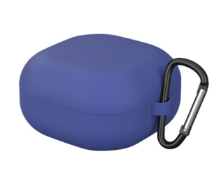 Samsung Galaxy Buds 2 silikónové púzdro s karabínou modré