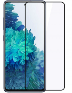 Samsung Galaxy S20 FE ochranné sklo s čiernym rámikom full glue