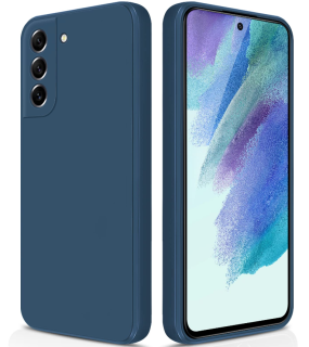 Samsung Galaxy S21 FE set zadné púzdro tmavomodré a 2ks ochranných skiel