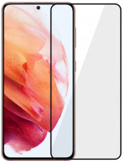 Samsung Galaxy S21 ochranné tvrdené sklo s čiernym rámikom