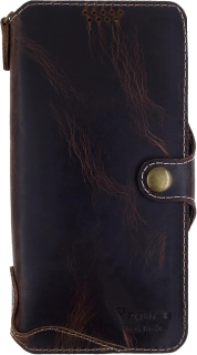 Samsung Galaxy S21 Plus púzdro book pravá koža Yogurt