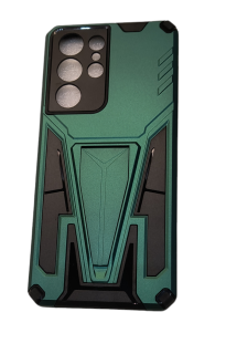 Samsung Galaxy S21 Ultra púzdro Armor Stand zeleno čierne
