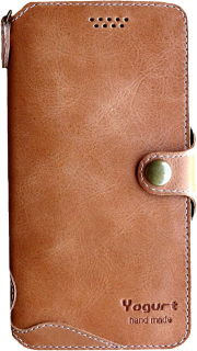 Samsung Galaxy S22 Plus púzdro book pravá koža Yogurt