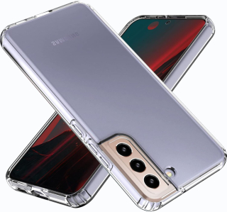 Samsung Galaxy S22 priehľadné zadné púzdro čierne