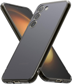 Samsung Galaxy S23 zadné púzdro tmavé polopriehľadné