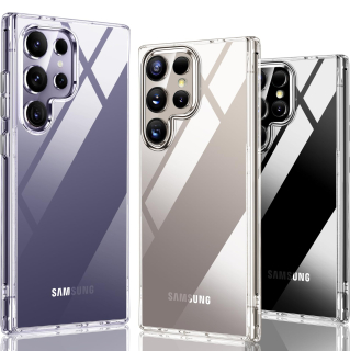 Samsung Galaxy S24 Ultra pevné silikónové púzdro priehľadné