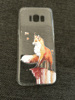 Samsung Galaxy S8 zadné púzdro s potlačou líška