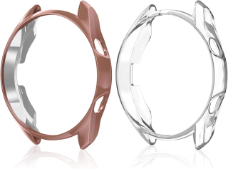 Samsung Galaxy Watch 3 41mm ochranná krytka bronzová a priehľadná 2ks v balení
