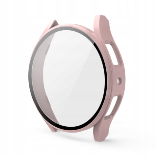 Samsung Galaxy Watch 5 / 4  40mm ochranná krytka so sklom ružová 2ks v balení