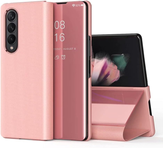 Samsung Galaxy Z Fold 4 púzdro Clear View ružové