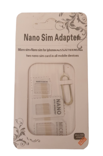 SIM redukcie + ihla na vyberanie SIM