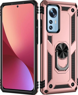 Xiaomi 12 Pro púzdro Armor Ring ružové