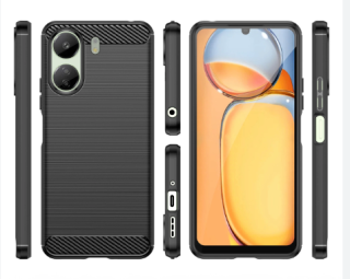 Xiaomi Redmi 13C / Poco C65 zadné púzdro Carbon čierne