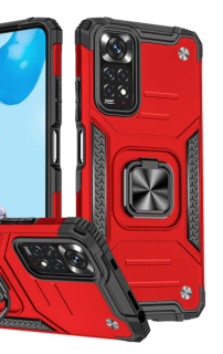 Xiaomi Redmi Note 11 4G / Note 11S púzdro Armor Ring červené
