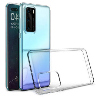 Huawei P40 priehľadné silikónové púzdro