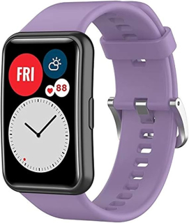 Huawei Watch Fit / Watch Fit New / Watch Fit Elegant / Watch Fit SE silikónový remienok orgovánový