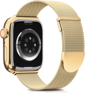 Apple Watch 38mm / 39mm / 40mm / 41mm kovový remienok zlatý