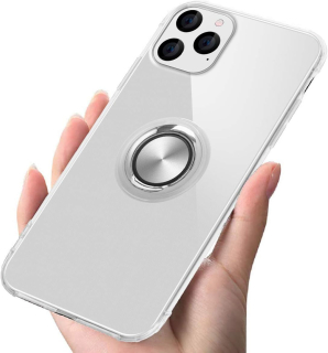 iPhone 11 Pro zadné púzdro s prsteňom priehľadné