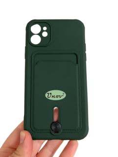 iPhone 11 púzdro Card zelené