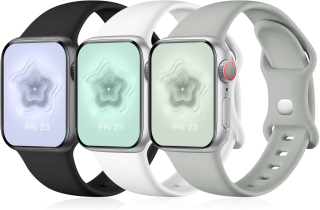 Apple Watch 38mm / 39mm / 40mm / 41mm silikónové remienky 3ks