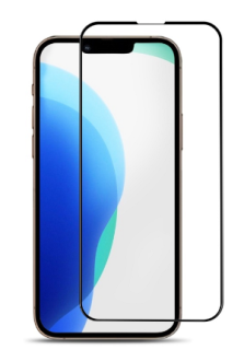 iPhone 13 / 13 Pro / 16E sklo s čiernym rámikom