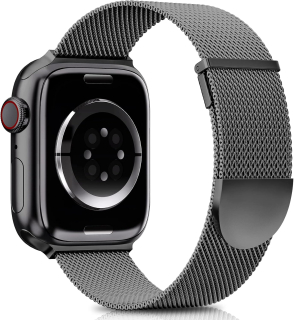 Apple Watch 49mm / 46mm / 45mm / 44mm / 42mm kovový remienok grafit