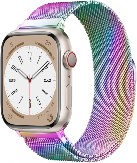 Apple Watch 49mm / 46mm / 45mm / 44mm / 42mm kovový remienok multicolor