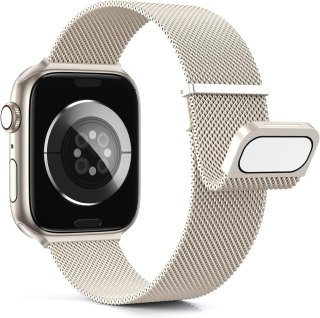 Apple Watch 49mm / 46mm / 45mm / 44mm / 42mm kovový remienok strieborný