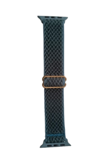 Apple Watch 49mm / 46mm / 45mm / 44mm / 42mm remienok nylonový sivomodrý