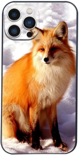 iPhone 13 Pro Max zadné púzdro s potlačou Líška 1