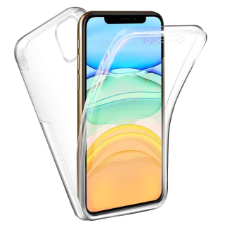 iPhone 13 Pro silikónové 360° púzdro priehľadné