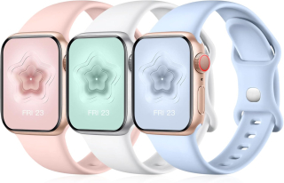 Apple Watch 49mm / 46mm / 45mm / 44mm / 42mm silikónové remienky 3ks