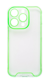 iPhone 13 Pro zadné púzdro priehľadné Neon zelené