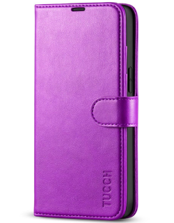 iPhone 14 Pro Max púzdro book TUCCH blokovanie RFID fialové