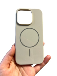 iPhone 14 Pro púzdro Glossy MagSafe krémové