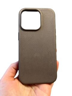 iPhone 14 Pro Woven Mag kryt hnedý
